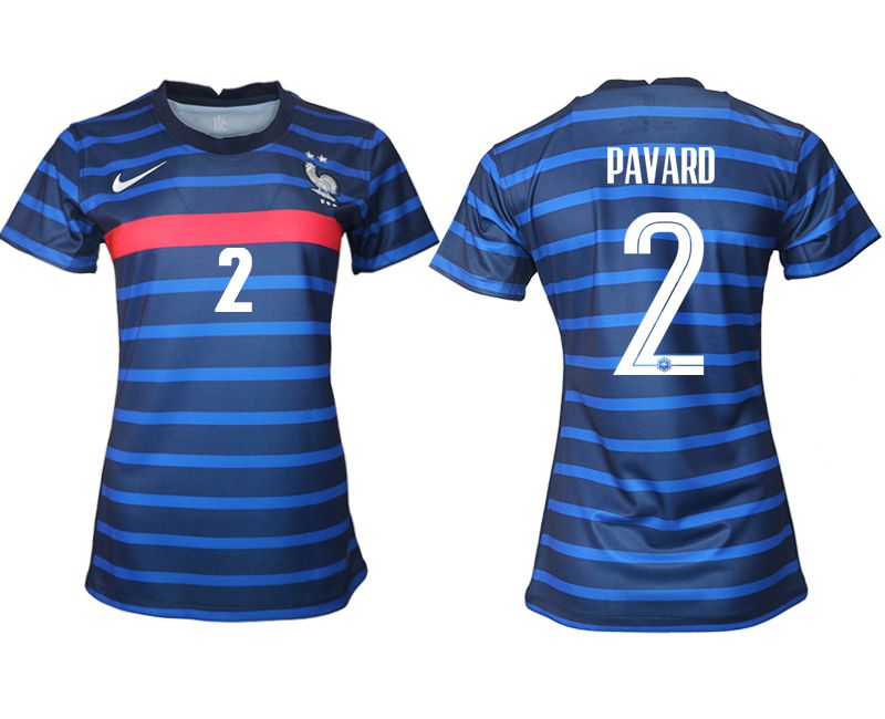 Cheap Women 2021-2022 France home aaa version blue 2 Soccer Jerseys